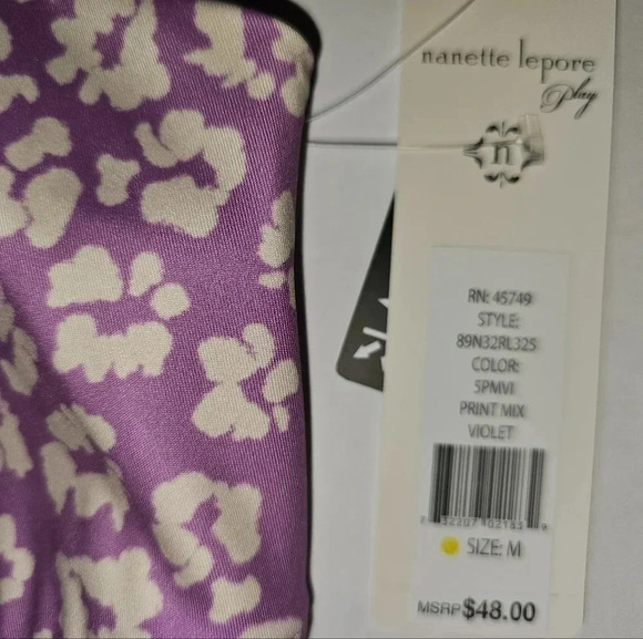 Nanette Lepore Floral Swim Top - Picture 5 of 5
